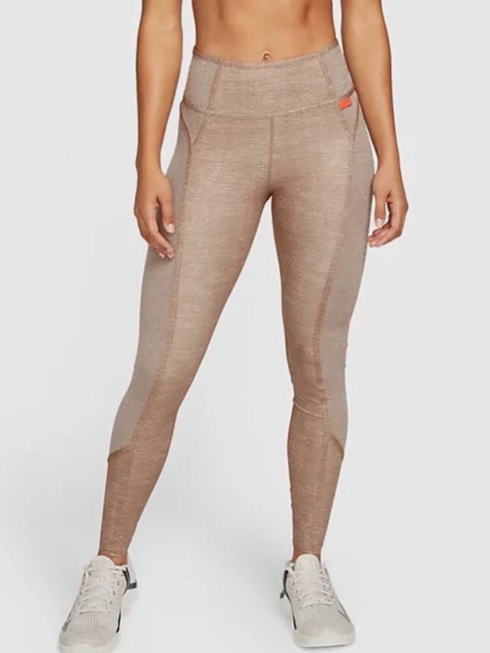 Nike One Luxe Women's Mid-Rise Heathered Leggings L Archaeo
Brown/Heather